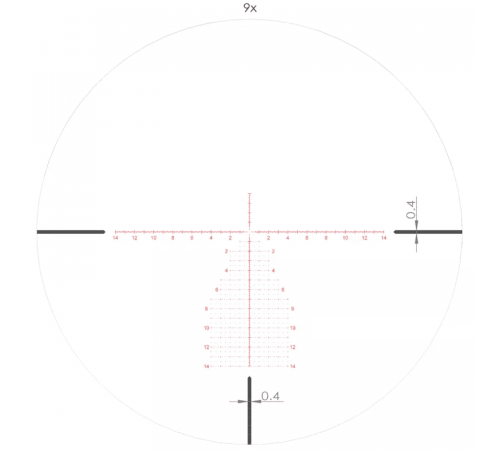 Оптический прицел ARTELV LRS 3-18x50 FFP, 34 mm, с подсветкой